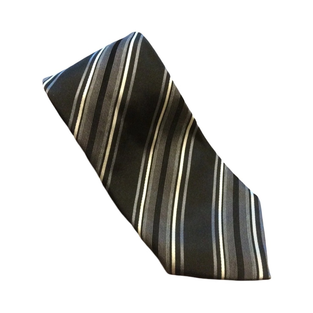 Kenneth Cole Reaction Striped Silk Necktie